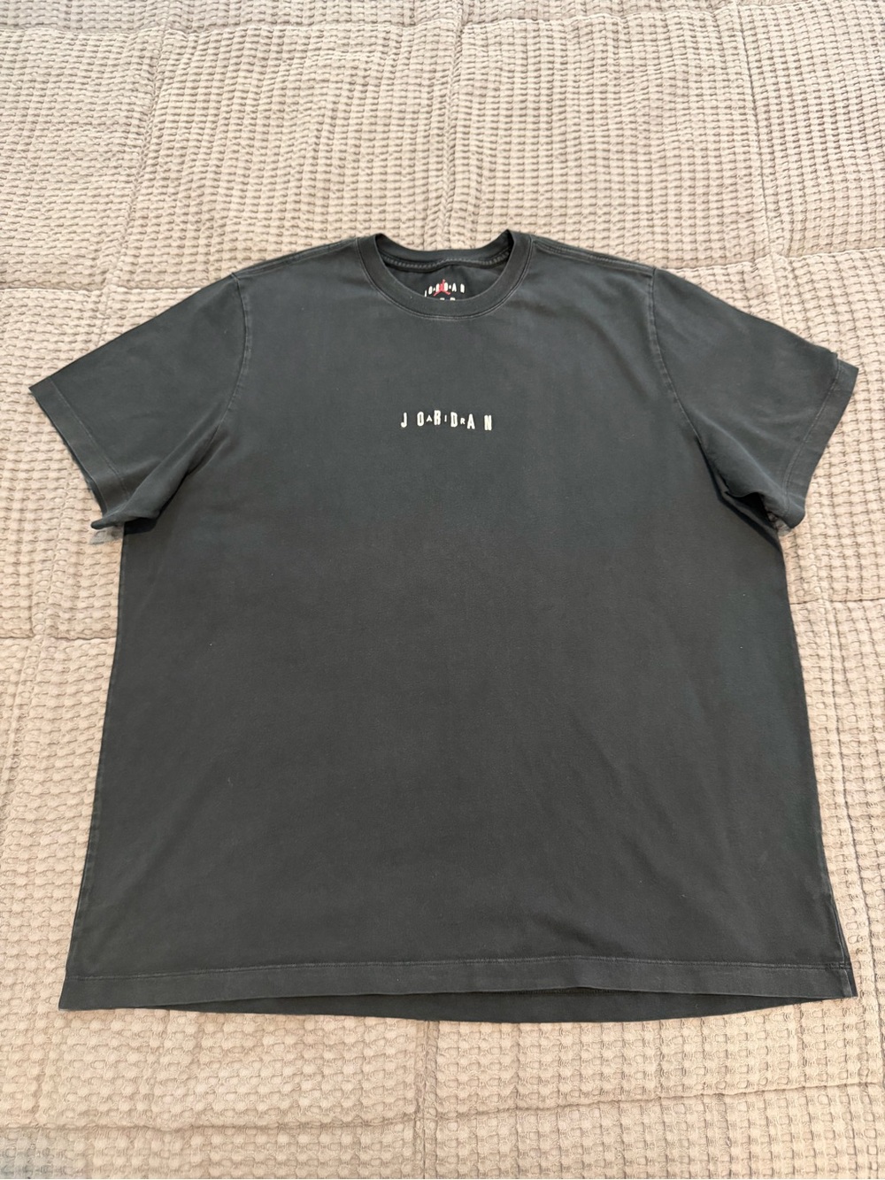 Jordan Jumpman Logo T-Shirt – Men’s XXL Solid Black Short Sleeve Crew Neck